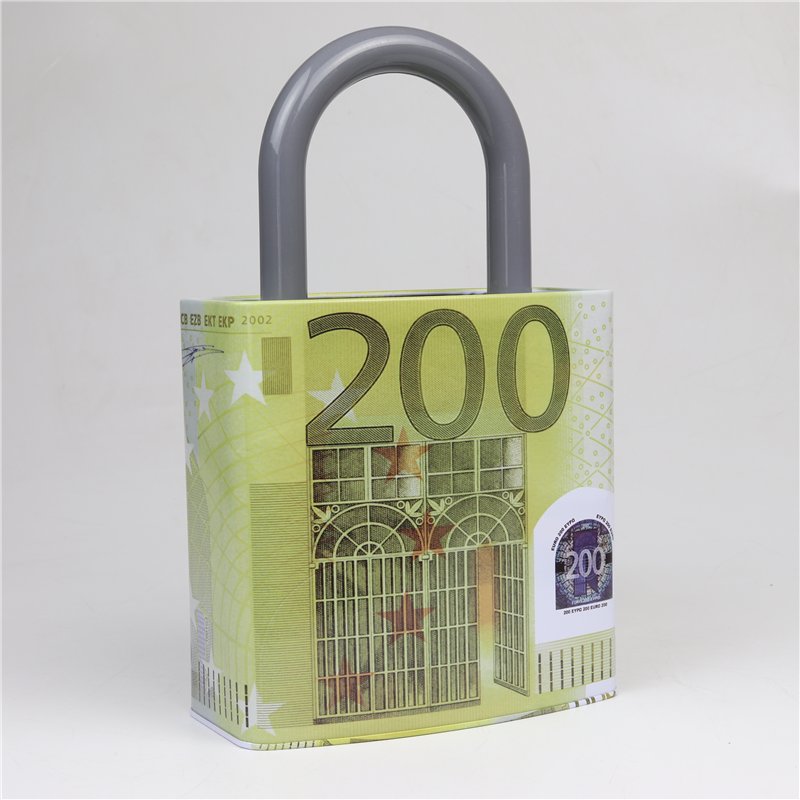 Euro Design Money Box – Lock Style 26X16cm Euro Design Money Box – Lock Style 26X16cm