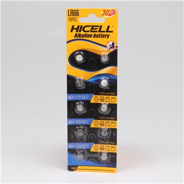 HICELL AG4 LR66 1.5V Alkaline Batteries – 10pcs (10)