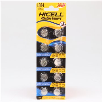 HICELL AG13 LR44 1.5V Alkaline Batteries – 10pcs (10)
