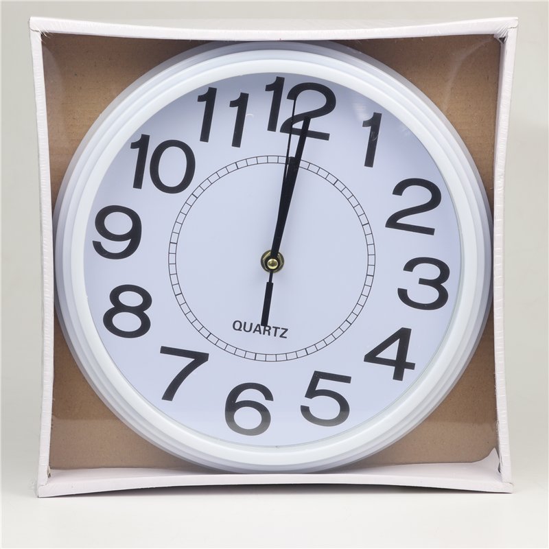10-Inch/25cm White Round Wall Clock 10-Inch/25cm White Round Wall Clock