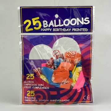 25 Happy Birthday Balloons