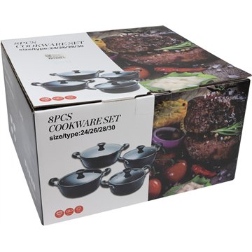 8pcs Coolware Set 24/26/28/30cm