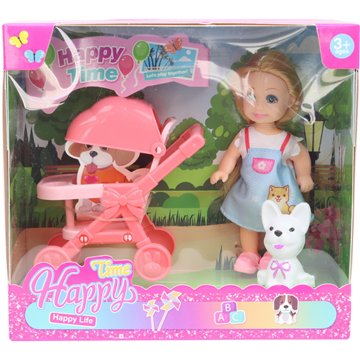 Happy Time Doll & Stroller