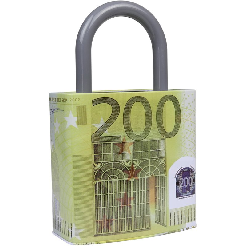 Euro Design Money Box – Lock Style 26X16cm Euro Design Money Box – Lock Style 26X16cm