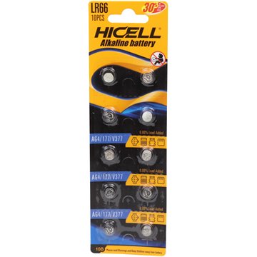 HICELL AG4 LR66 1.5V Alkaline Batteries – 10pcs (10)
