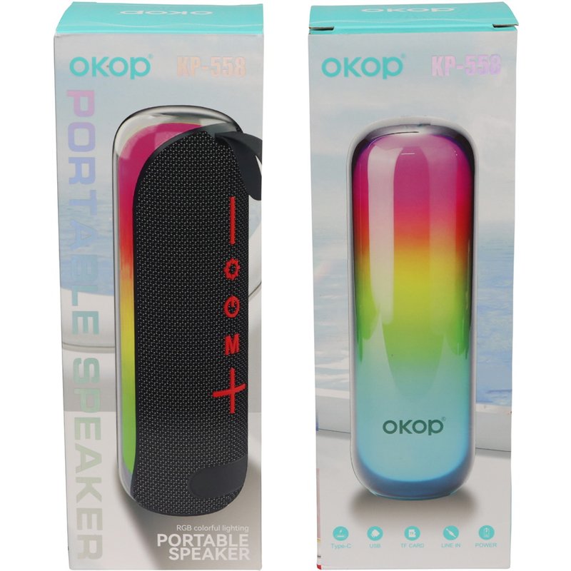 RGB Portable Wireless Speaker-Bluetooth & AUX Support RGB Portable Wireless Speaker-Bluetooth & AUX Support