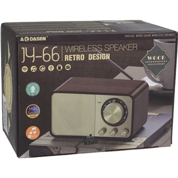 Retro Bluetooth speaker-FM Radio, USB, TF Card, AUX