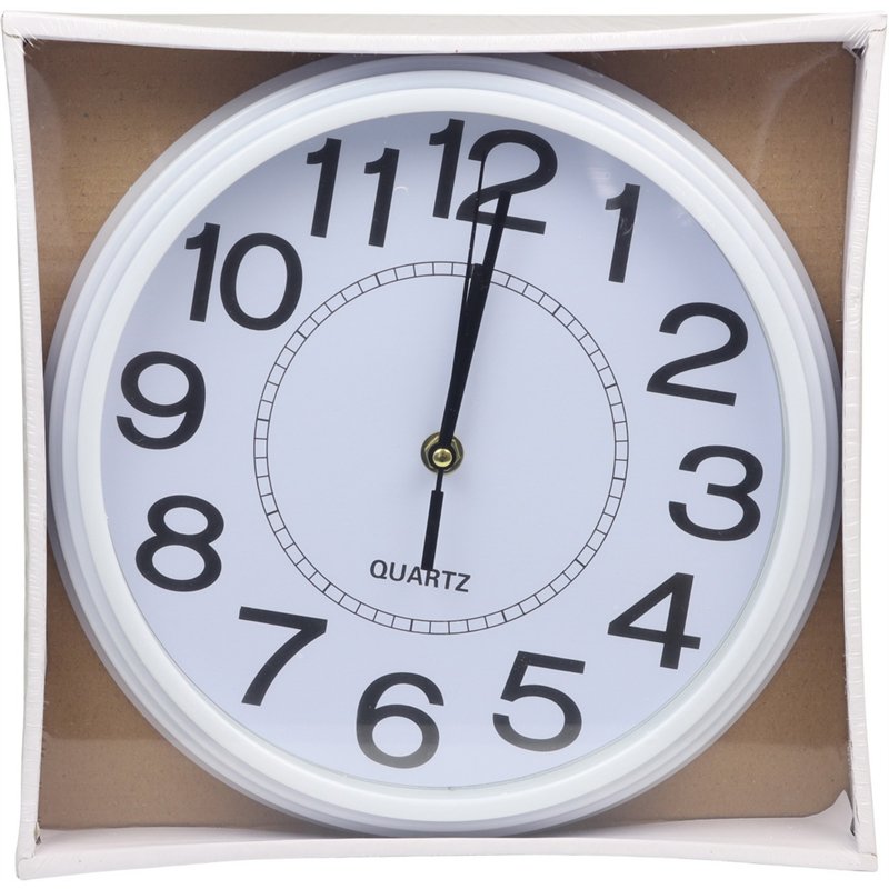 10-Inch/25cm White Round Wall Clock 10-Inch/25cm White Round Wall Clock