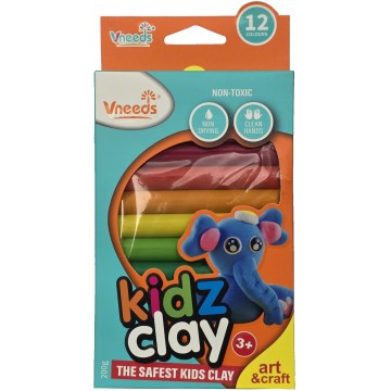 Vneeds Kidz Clay12 Colours,...