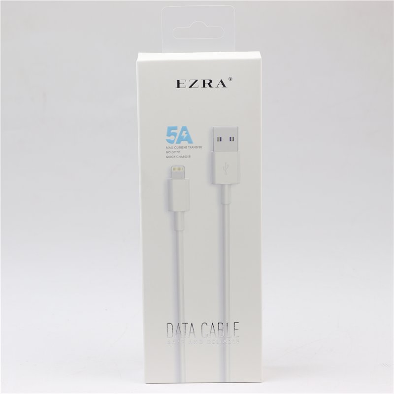 EZRA USB to Lightning Data Cable, 5A Fast Charging (10) EZRA USB to Lightning Data Cable, 5A Fast Charging (10)
