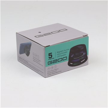 Bluetooth Magnetic Speaker with Flashing LED Lights
