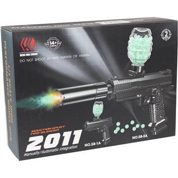 Electric & Manual Dual-Mode BB Gun Toy 29.5X21cm