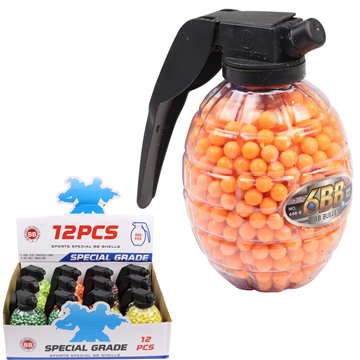 800pcs BB Pellets in Grenade-Shaped Bottles, Assorted Colors （12）