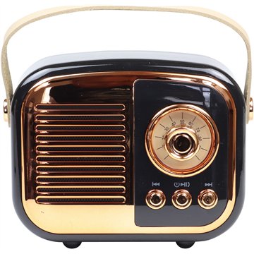 Retro Bluetooth Speaker with FM Radio