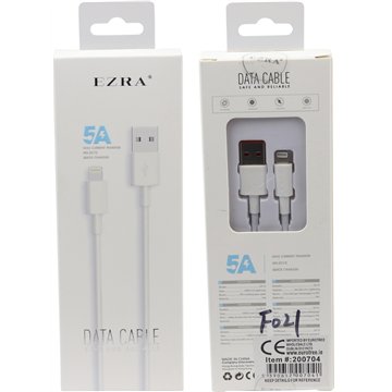 EZRA USB to Lightning Data Cable, 5A Fast Charging (10)
