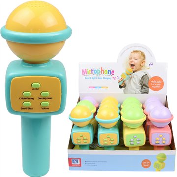 Kids Microphone Toy with Sound, Light & Voice Changing (12)