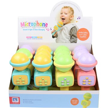 Kids Microphone Toy with Sound, Light & Voice Changing (12)