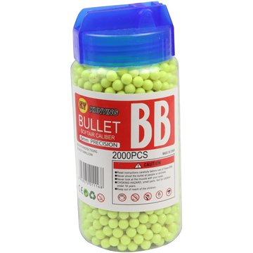 Bottled Plastic BB Bullets 2000 pcs （12）