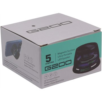 Bluetooth Magnetic Speaker with Flashing LED Lights