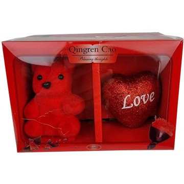 Red Bear & Heart Gift Set...