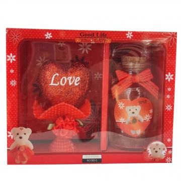 Red Heart & Flashing Bottle...