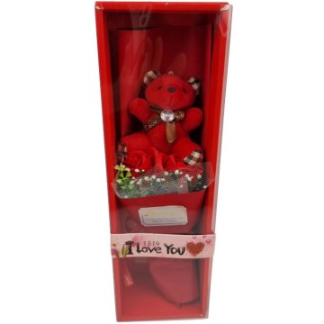 Bear & Rose in Gift Box...