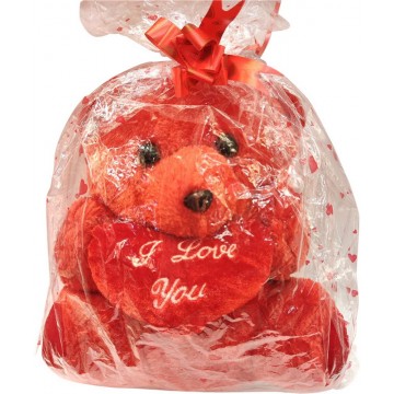 30cm Plush Red Bear