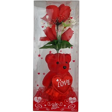 Red Rose & Bear Gift Set...