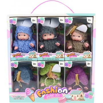 Cute Baby Doll Keyring –...