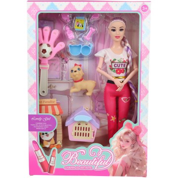 Fashion Doll Playset with...