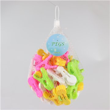 50Pcs Plastic Clothes peg