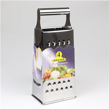 9" Stainless Steel 4-Sided Box Grater H25cm