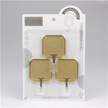 3Pcs Self Adhesive Hooks