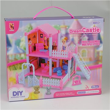 DIY Dream Castle Playset 23X28cm