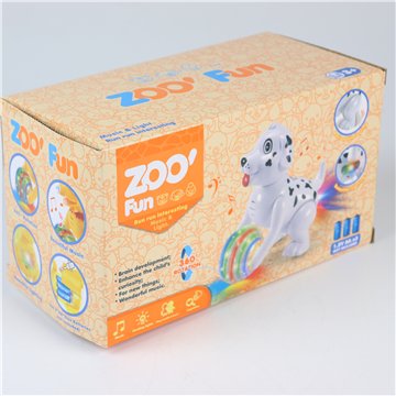 Electric Glow Walking Puppy With music 10X20cm