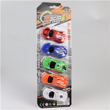 5-Pack High-Speed Racing Cars 12X34cm