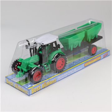 Farm Tractor Trailer Set 8X28cm