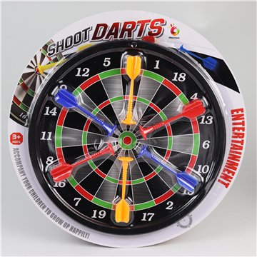 2-Side Magnetic Dart Board Set 10" 25cm