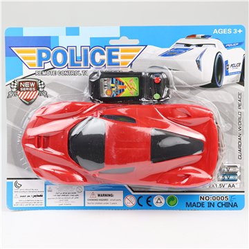 Wired Remote Control Police Car 9X20cm