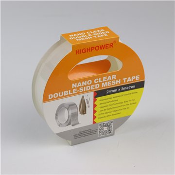 Double Sided Nano Clear Mesh Tape 24mm*3m