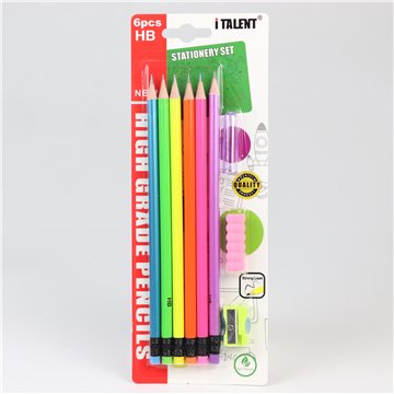 6+3 HB Pencils Set