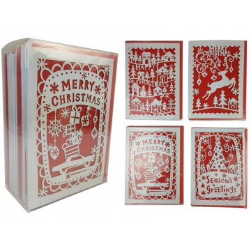 Assorted 3D Xmas Cards 16*19*21CM