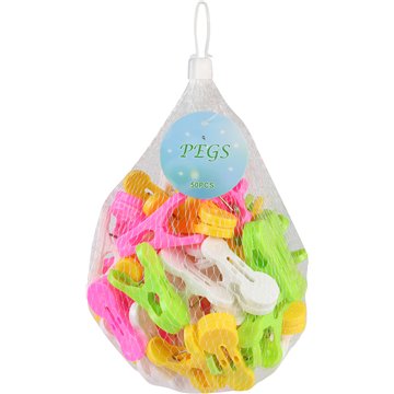 50Pcs Plastic Clothes peg