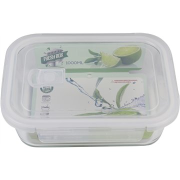 Glass Food Containers with Lids 7X21cm