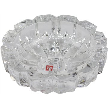 Crystal Cut Glass Ashtray Round Ø13cm