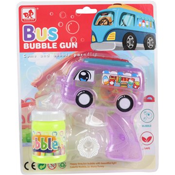 Bus Bubble Blaster With Light 19X22cm