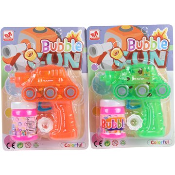 Tank Bubble Blaster With Light 14X20cm