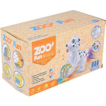 Electric Glow Walking Puppy With music 10X20cm