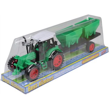 Farm Tractor Trailer Set 8X28cm