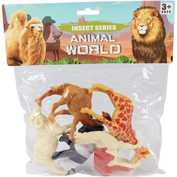 5Pcs Farm Animal Play Set 21X24cm